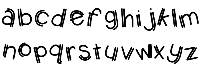 KBJumpingJellybeans Font LOWERCASE