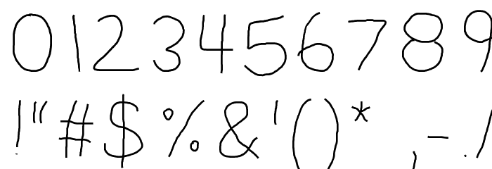 KBKinderWrite Font OTHER CHARS