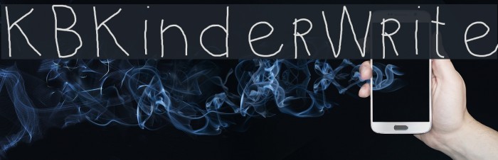 KBKinderWrite Font examples