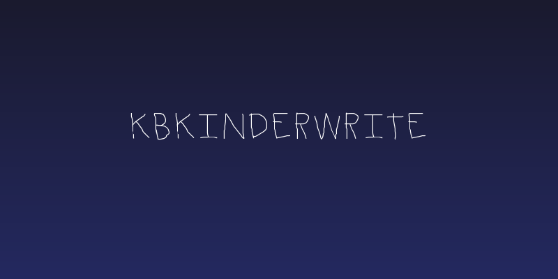 KBKinderWrite Social Header
