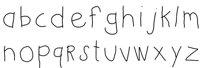 KBKinderWrite Font LOWERCASE