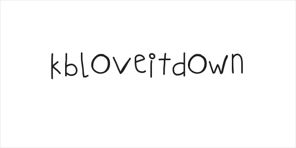 KBLOVEITDOWN Logo
