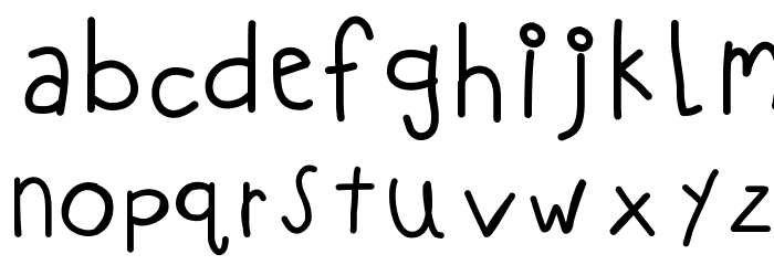 KBLOVEITDOWN Font LOWERCASE