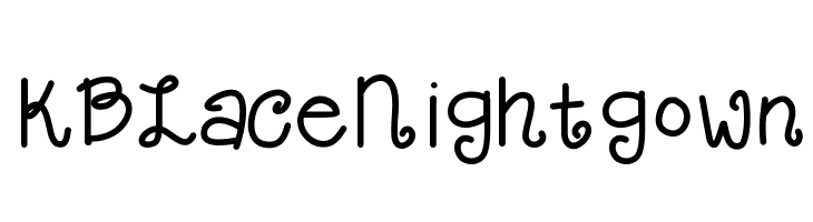 KBLaceNightgown  font caratteri gratis