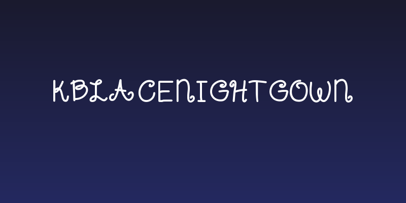 KBLaceNightgown Social Header
