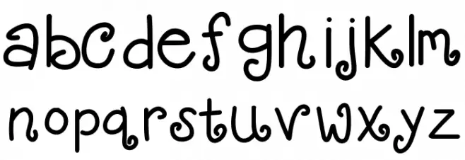 KBLaceNightgown Font LOWERCASE