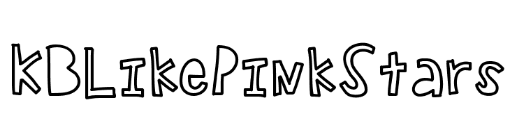 KBLikePinkStars  नि: शुल्क फ़ॉन्ट्स डाउनलोड