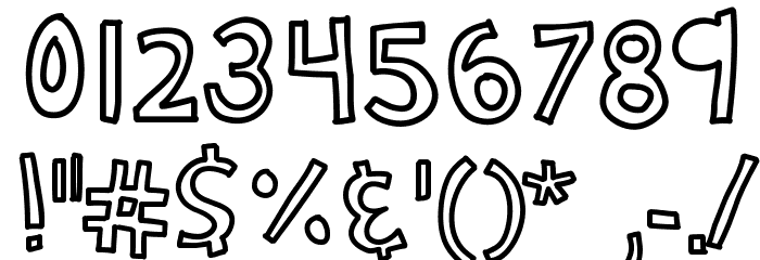 KBLikePinkStars Font OTHER CHARS