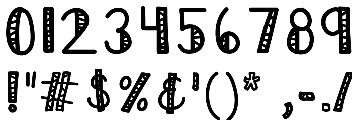 KBLimeLight Font OTHER CHARS