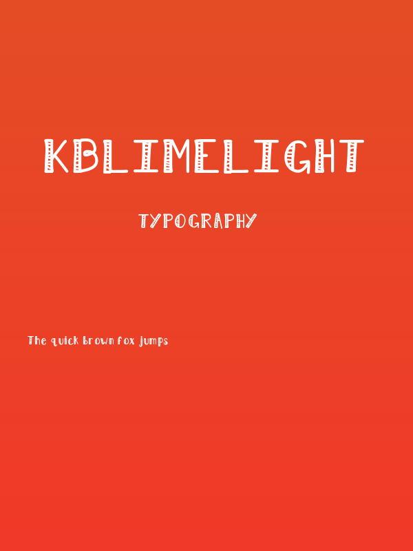 KBLimeLight Poster