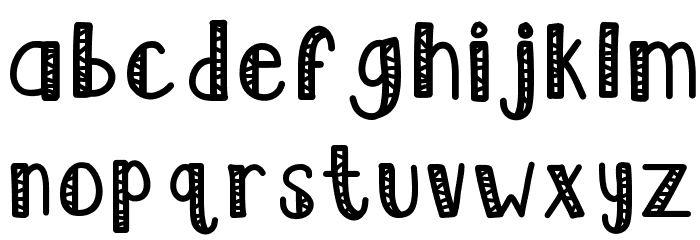 KBLimeLight Font LOWERCASE