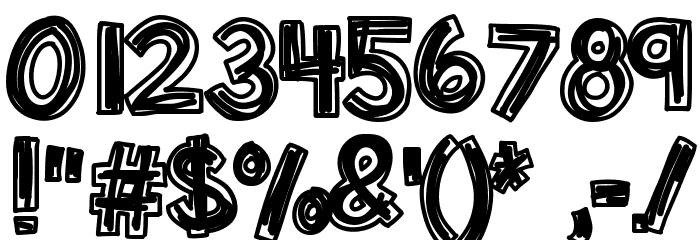 KBLuckyClover Font OTHER CHARS