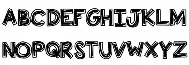 KBLuckyClover Schriftart Groß
