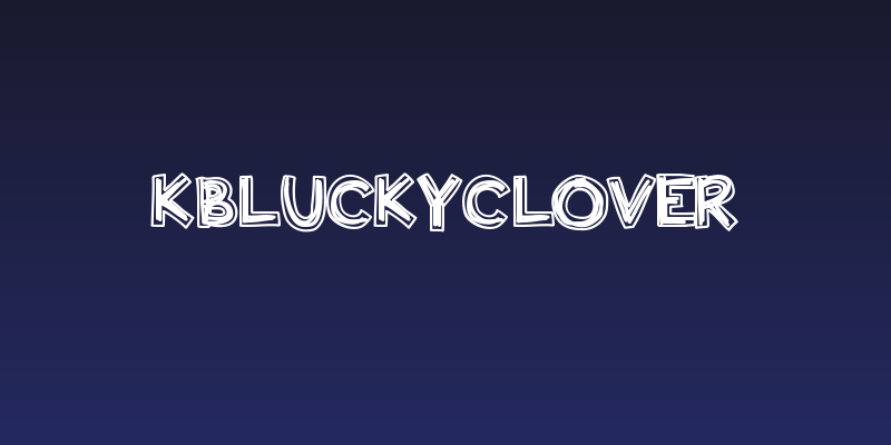 KBLuckyClover Social Header