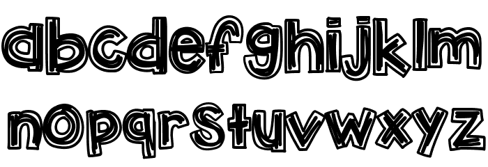 KBLuckyClover Font LOWERCASE