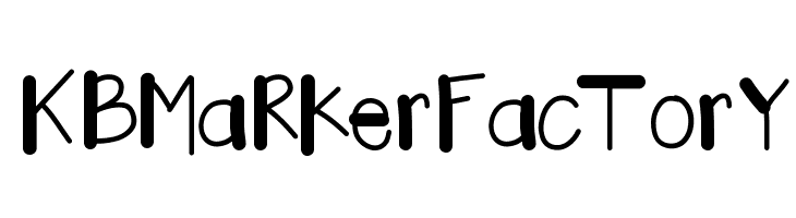 KBMaRkerFacTorY Font