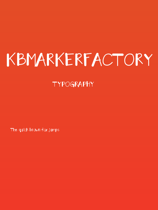 KBMaRkerFacTorY Poster