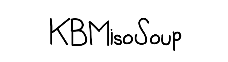 KBMisoSoup Font