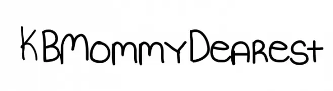 KBMommyDearest  Frei Schriftart Herunterladen