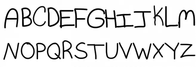 KBMommyDearest Font Litere mari