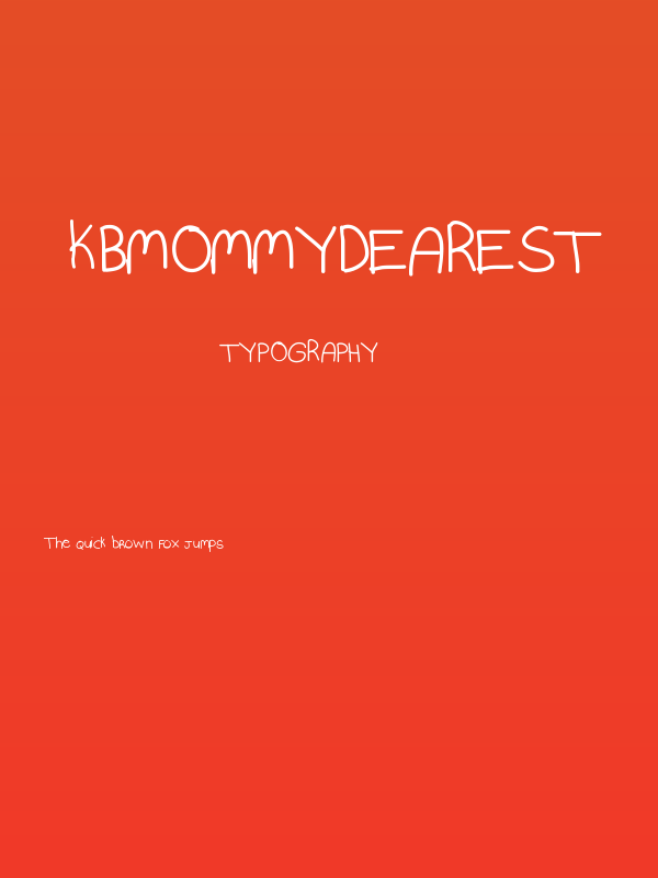 KBMommyDearest Poster