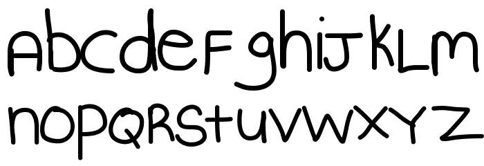 KBMommyDearest Font LOWERCASE