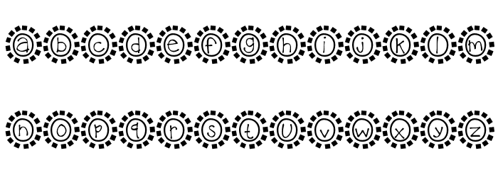 KBMosaic Font LOWERCASE