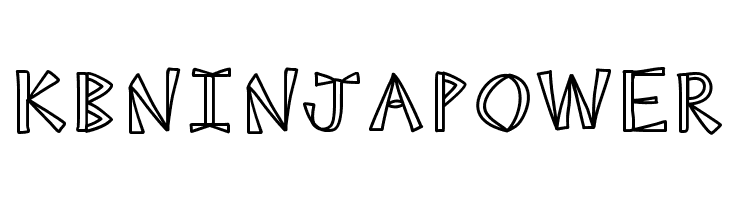 KBNINJAPOWER Font