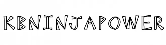 KBNINJAPOWER  font caratteri gratis