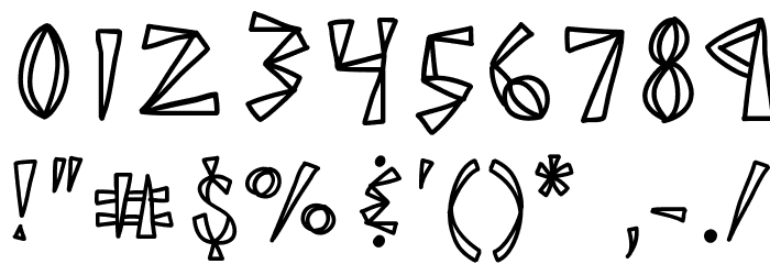 KBNINJAPOWER Font OTHER CHARS