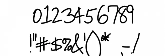 KBNeiledIt Font OTHER CHARS