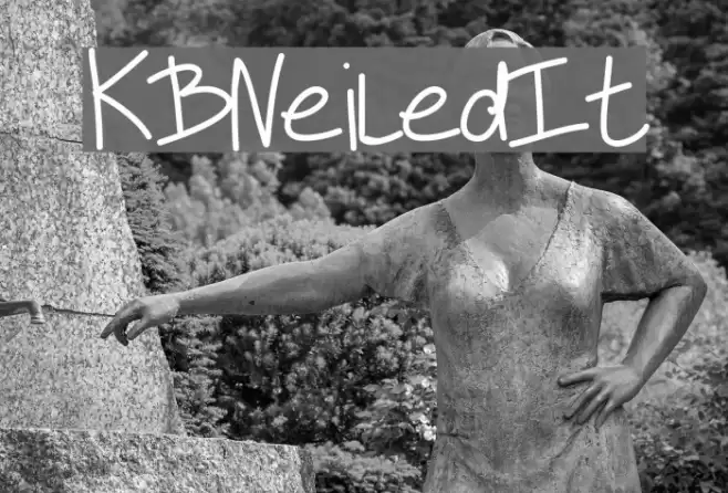 KBNeiledIt Font examples