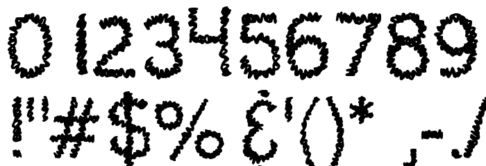 KBNoodleMonster Font OTHER CHARS
