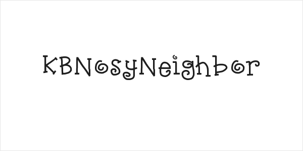 KBNosyNeighbor Logo