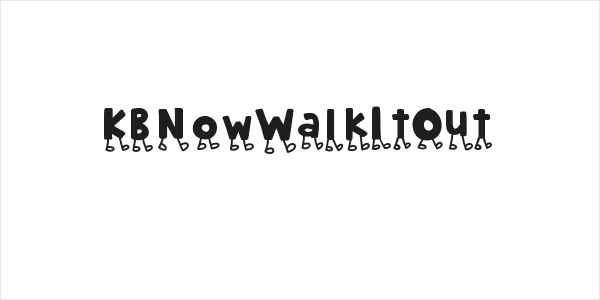 KBNowWalkItOut Logo
