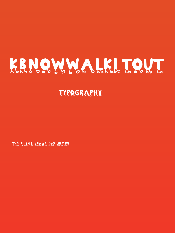 KBNowWalkItOut Poster