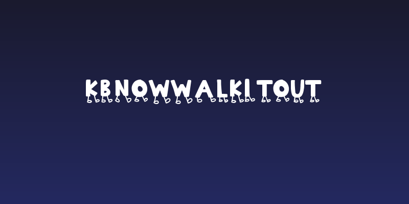 KBNowWalkItOut Social Header