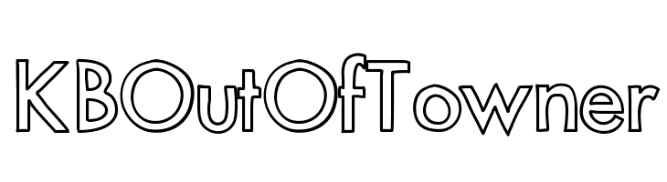 KBOutOfTowner फ़ॉन्ट