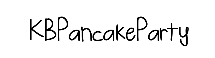 KBPancakeParty  Free Fonts Download