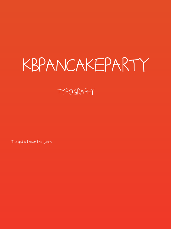 KBPancakeParty Poster