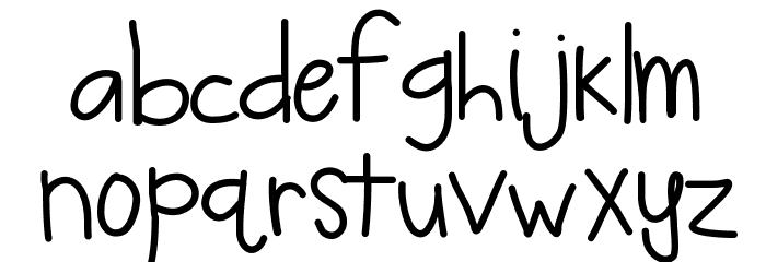 KBPancakeParty Font LOWERCASE