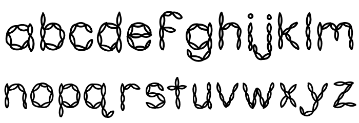 KBPastaForTwo Font LOWERCASE