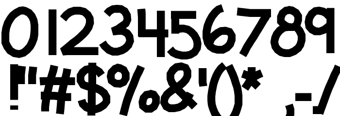 KBPayTheLady Font OTHER CHARS