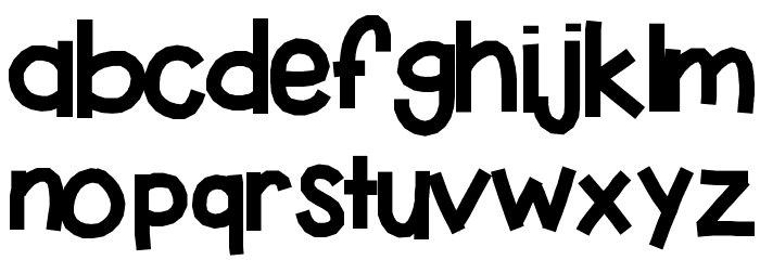 KBPayTheLady Font LOWERCASE