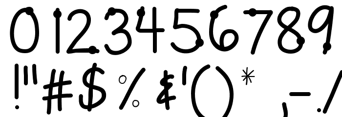 KBPeppy Font OTHER CHARS