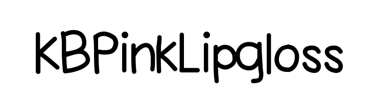 KBPinkLipgloss Fonte