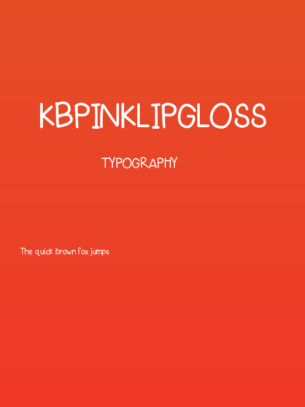 KBPinkLipgloss Poster