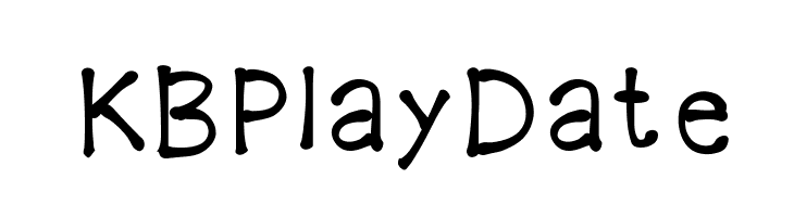 KBPlayDate  नि: शुल्क फ़ॉन्ट्स डाउनलोड