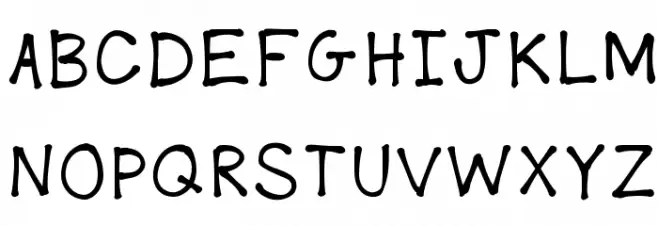 KBPlayDate Schriftart Groß