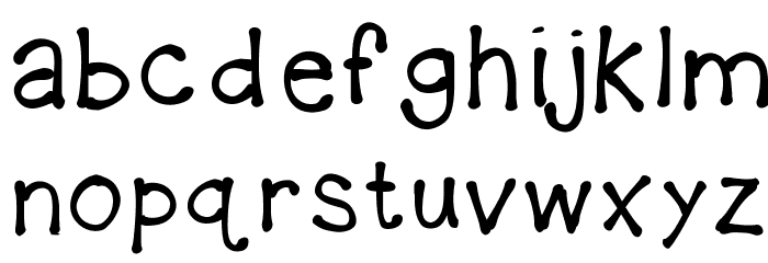 KBPlayDate Font LOWERCASE